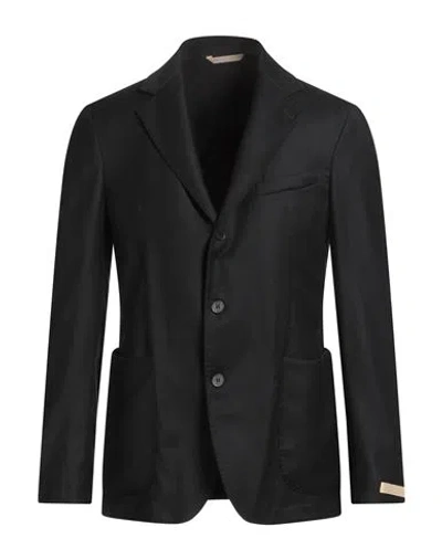 Briglia 1949 Man Blazer Black Size 40 Virgin Wool, Elastane