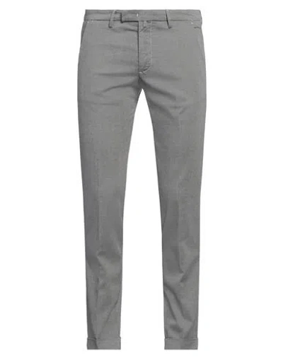 Briglia 1949 Man Pants Black Size 32 Cotton, Elastane In Gray