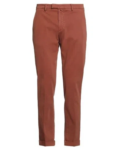Briglia 1949 Man Pants Brown Size 31 Cotton, Elastane