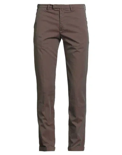 Briglia 1949 Man Pants Brown Size 34 Cotton, Polyester, Elastane