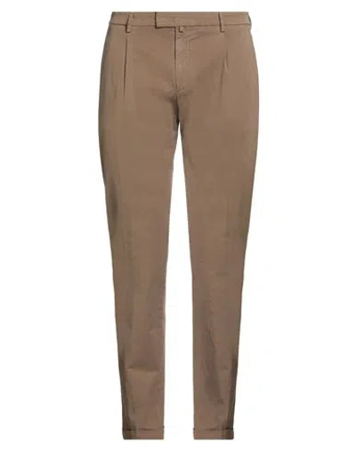 Briglia 1949 Man Pants Brown Size 34 Tencel, Cotton, Elastane