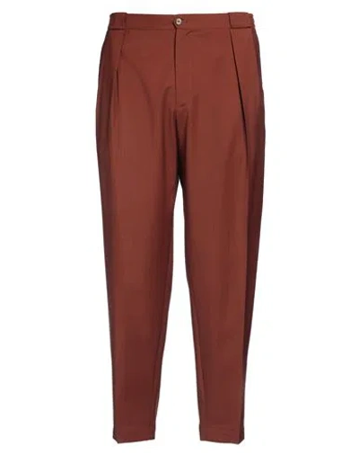 Briglia 1949 Man Pants Brown Size 38 Virgin Wool