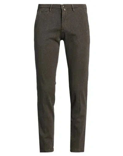Briglia 1949 Man Pants Charcoal Size 34 Cotton, Elastane In Black