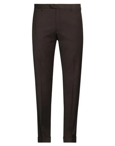 Briglia 1949 Man Pants Dark Brown Size 34 Virgin Wool