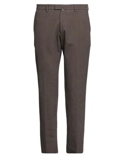 Briglia 1949 Man Pants Dark Brown Size 36 Cotton, Elastane