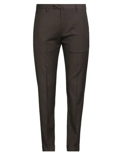 Briglia 1949 Man Pants Dark Brown Size 38 Virgin Wool