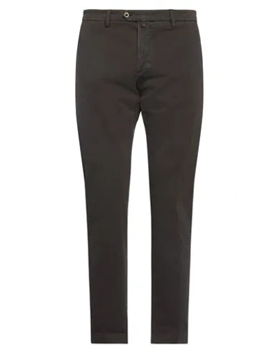 Briglia 1949 Man Pants Dark Brown Size 42 Cotton, Elastane