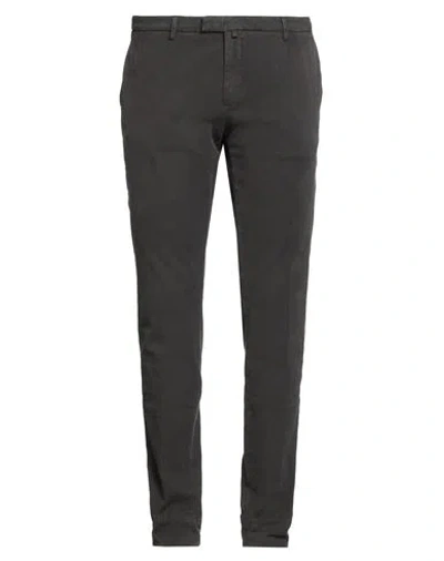 Briglia 1949 Man Pants Dark Brown Size 44 Cotton, Elastane In Gray