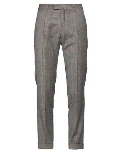 Briglia 1949 Man Pants Grey Size 31 Virgin Wool, Elastane In Gray