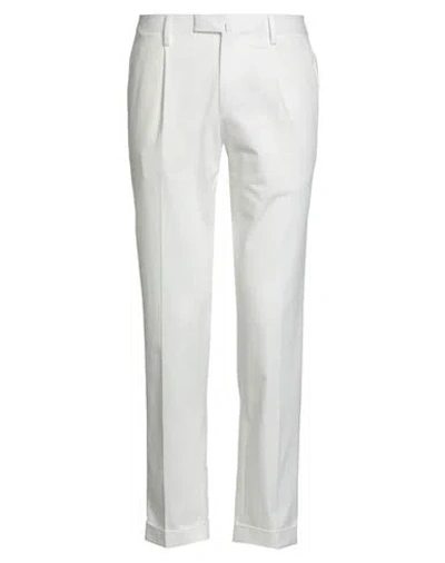 Briglia 1949 Man Pants Ivory Size 36 Cotton, Elastane In White