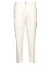 Briglia 1949 Man Pants Ivory Size 42 Virgin Wool, Elastane In White