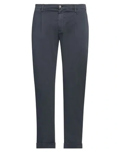 Briglia 1949 Man Pants Navy Size 35 Cotton, Elastane In Navy Blue