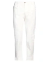 Briglia 1949 Man Pants Ivory Size 34 Tencel, Cotton, Linen, Elastane In White