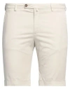 Briglia 1949 White Stretch Cotton Slim Fit Shorts