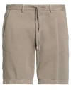 Briglia 1949 Man Shorts & Bermuda Shorts Khaki Size 34 Cotton, Lyocell In Brown