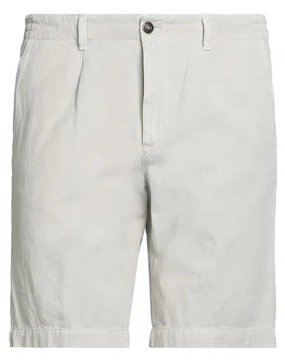 Briglia 1949 Man Shorts & Bermuda Shorts Light Grey Size 40 Cotton, Linen In Gray