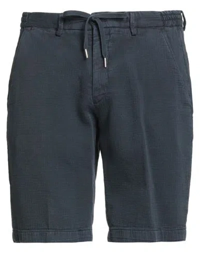Briglia 1949 Man Shorts & Bermuda Shorts Navy Size 38 Cotton, Lyocell In Blue