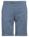 Briglia 1949 Man Shorts & Bermuda Shorts Slate Blue Size 40 Cotton, Elastane