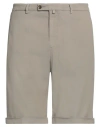 Briglia 1949 Man Shorts & Bermuda Shorts Taupe Size 32 Cotton, Elastane In Grey
