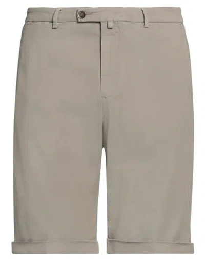 Briglia 1949 Man Shorts & Bermuda Shorts Taupe Size 32 Cotton, Elastane In Grey