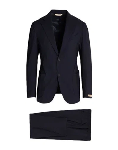 Briglia 1949 Man Suit Midnight Blue Size 34 Virgin Wool, Elastane