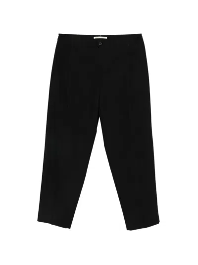 Briglia 1949 Manhattans Front-seam Trousers In Black