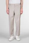 Briglia 1949 Manhattans Pants In Khaki Wool In Khaki
