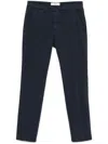 Briglia 1949 Navy Blue Cotton Chinos In Blue