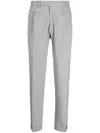 Briglia 1949 Off-centre Fastening Trousers In Grau