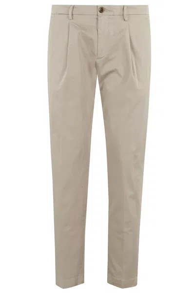 BRIGLIA 1949 PANT 1 PINCES RASO DI COTONE