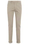 Briglia 1949 Pantalone V Piatto Tricotina Lyocell In Beige