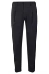 Briglia 1949 Pant 1 Pinces Elastico Laccio Lana Reda Active In Blu