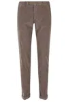 Briglia 1949 Pantalone V Piatto Tricotina Lyocell In Tortora