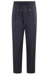 Briglia 1949 Wimbledon Drawstring-waist Trousers In Blu