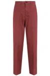 Briglia 1949 Straight-leg Trousers In Burgundy