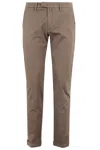 Briglia 1949 Pantalone V Piatto Tricotina Lyocell In Moro