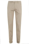 Briglia 1949 Pantalone V Piatto Tricotina Lyocell In Tortora