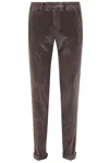 Briglia 1949 Pantalone Velluto Mille Righe In Brown