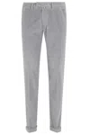 Briglia 1949 Pantalone Velluto Mille Righe In Gray