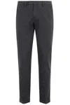 Briglia 1949 Pantalone Ventre Piatto Raso Cotone In Gray