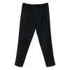 Briglia 1949 Drawstring Wool Trousers In Black