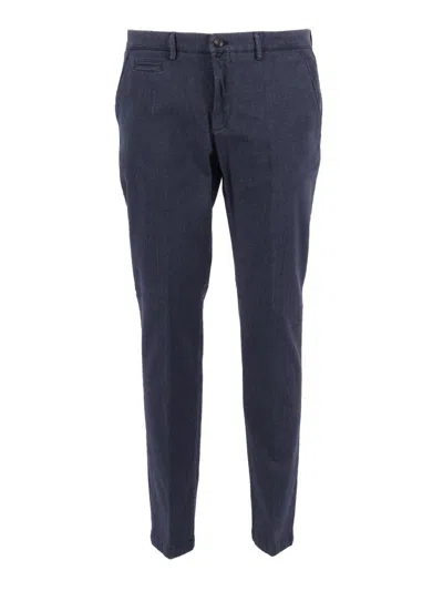 Briglia 1949 Textured Trousers In Blue
