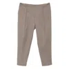 Briglia 1949 Tapered Cropped Trousers In Gray
