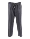 Briglia 1949 Elasticated-waistband Trousers In Gray