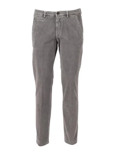 Briglia 1949 Buttoned Trousers In Gray