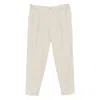 Briglia 1949 Pleated Wool-blend Trousers In Neutral
