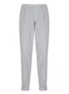 Briglia 1949 Pants With Micro Pattern In Gray