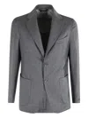 Briglia 1949 Patch Pocket Two-button Blazer In Gray