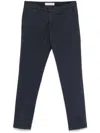 Briglia 1949 Navy Blue Cotton Chinos In Blue