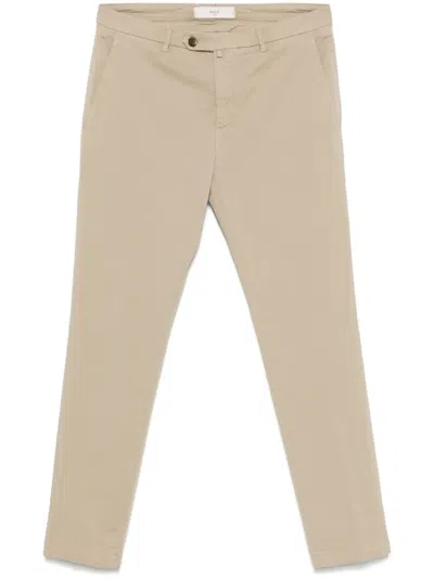 Briglia 1949 Taupe Cotton Blend Chinos In Beige